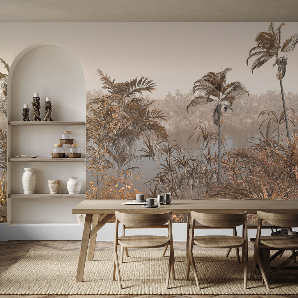 A swamp with plants and flowers A swamp with plants and flowers