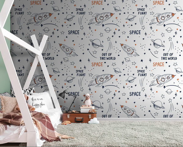 A pattern of rockets and stars A pattern of rockets and stars