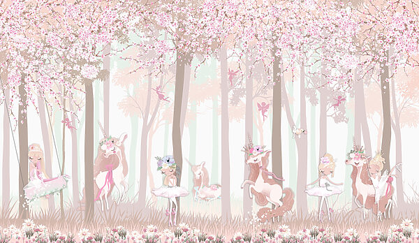 A wallpaper with a group of unicorns and fairies u98694p 600x348 - A wallpaper with a group of unicorns and fairies