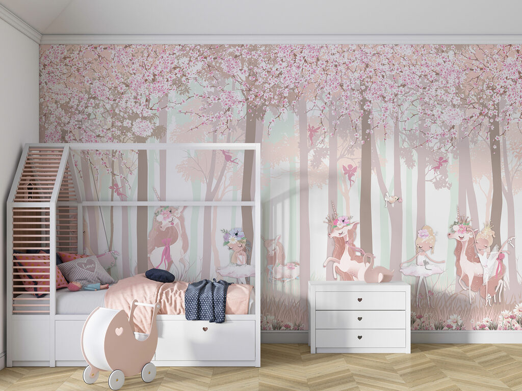 A wallpaper with a group of unicorns and fairies u98694pir2 1024x768 - A wallpaper with a group of unicorns and fairies