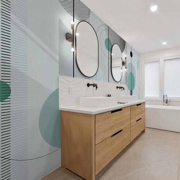 Wall mural Wall mural Abstract patterns in soft colors (SKU: u95379v4)