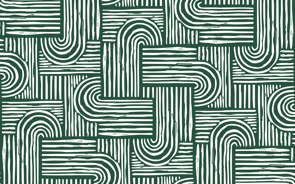 A pattern of lines and curves A pattern of lines and curves
