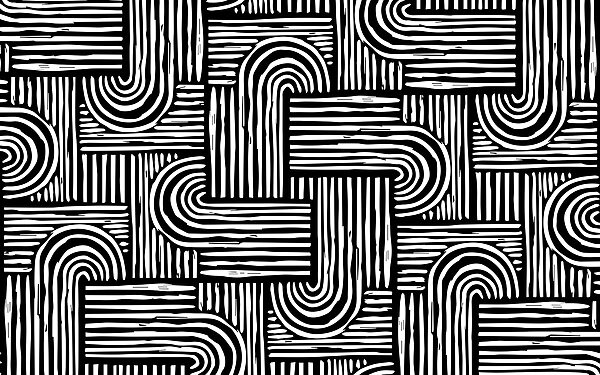 A black and white pattern A black and white pattern