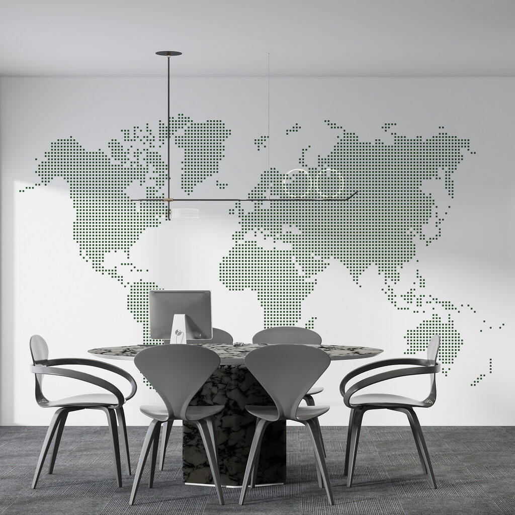 A map of the world