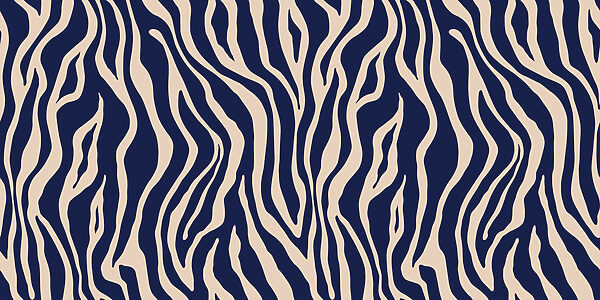 A blue and white zebra print A blue and white zebra print