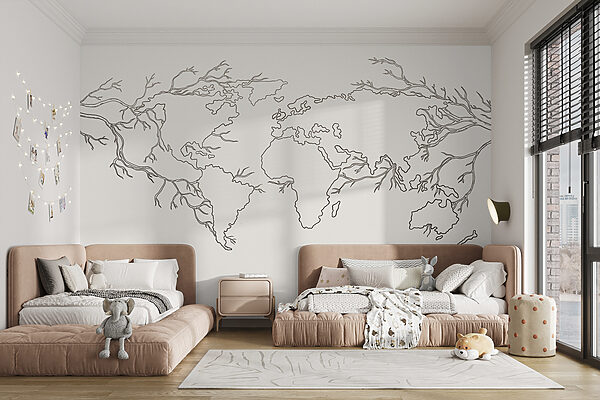 A map of the world