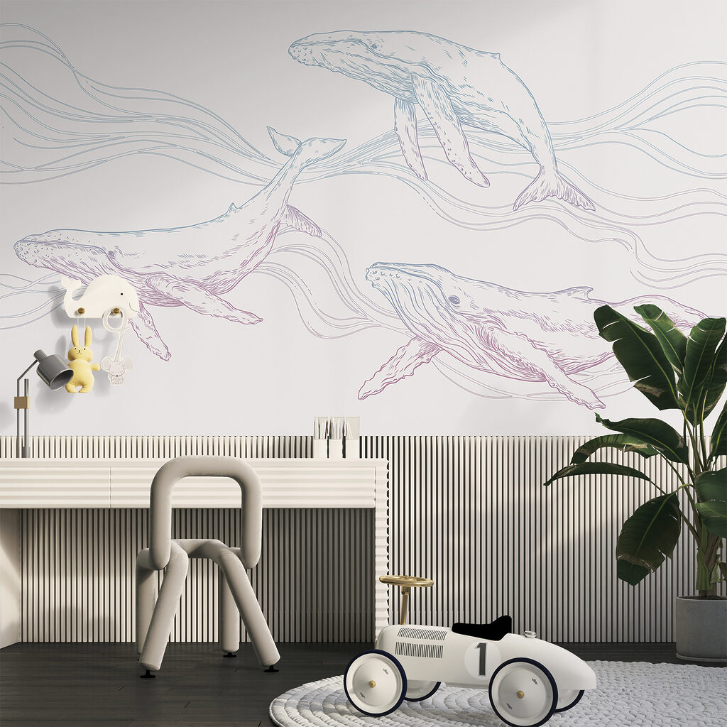 A group of whales swimming in the water A group of whales swimming in the water