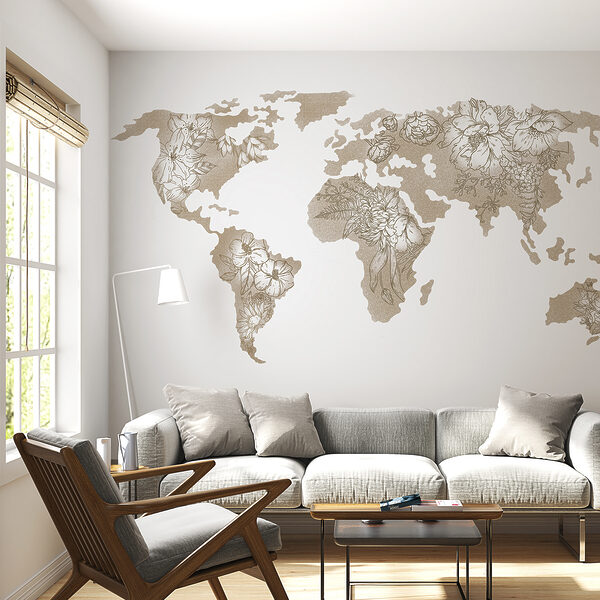 A map of the world A map of the world