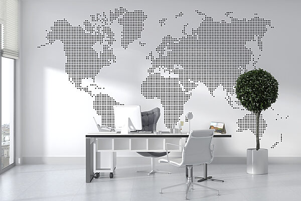 Wall mural Wall mural A map of the world (SKU: u99406v1)