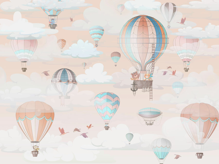 Wall murals A group of hot air balloons in the sky - Image 5