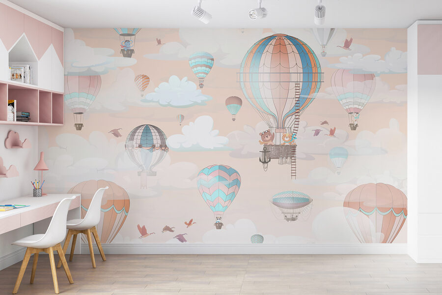 Wall murals A group of hot air balloons in the sky - Image 2