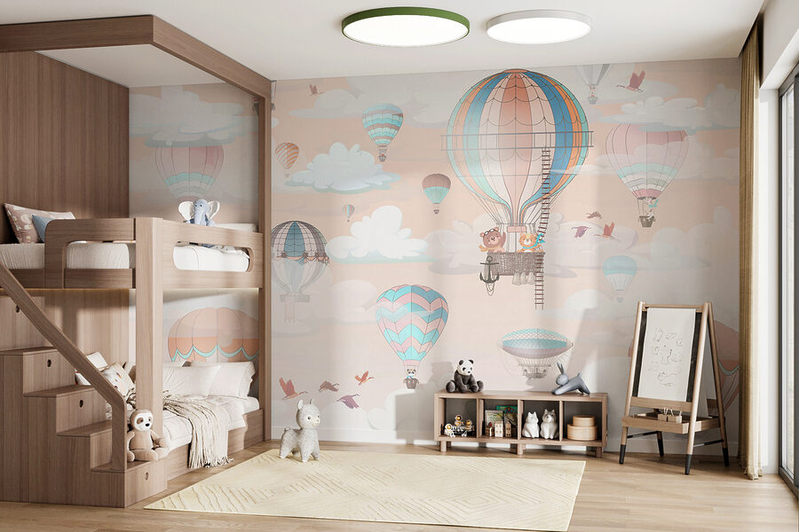 Wall murals A group of hot air balloons in the sky - Image 4