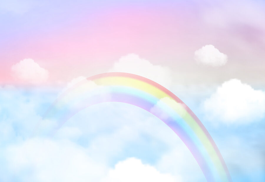 Rainbow in the sky