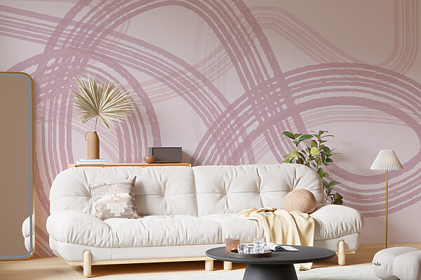 A purple and white background with circles A purple and white background with circles