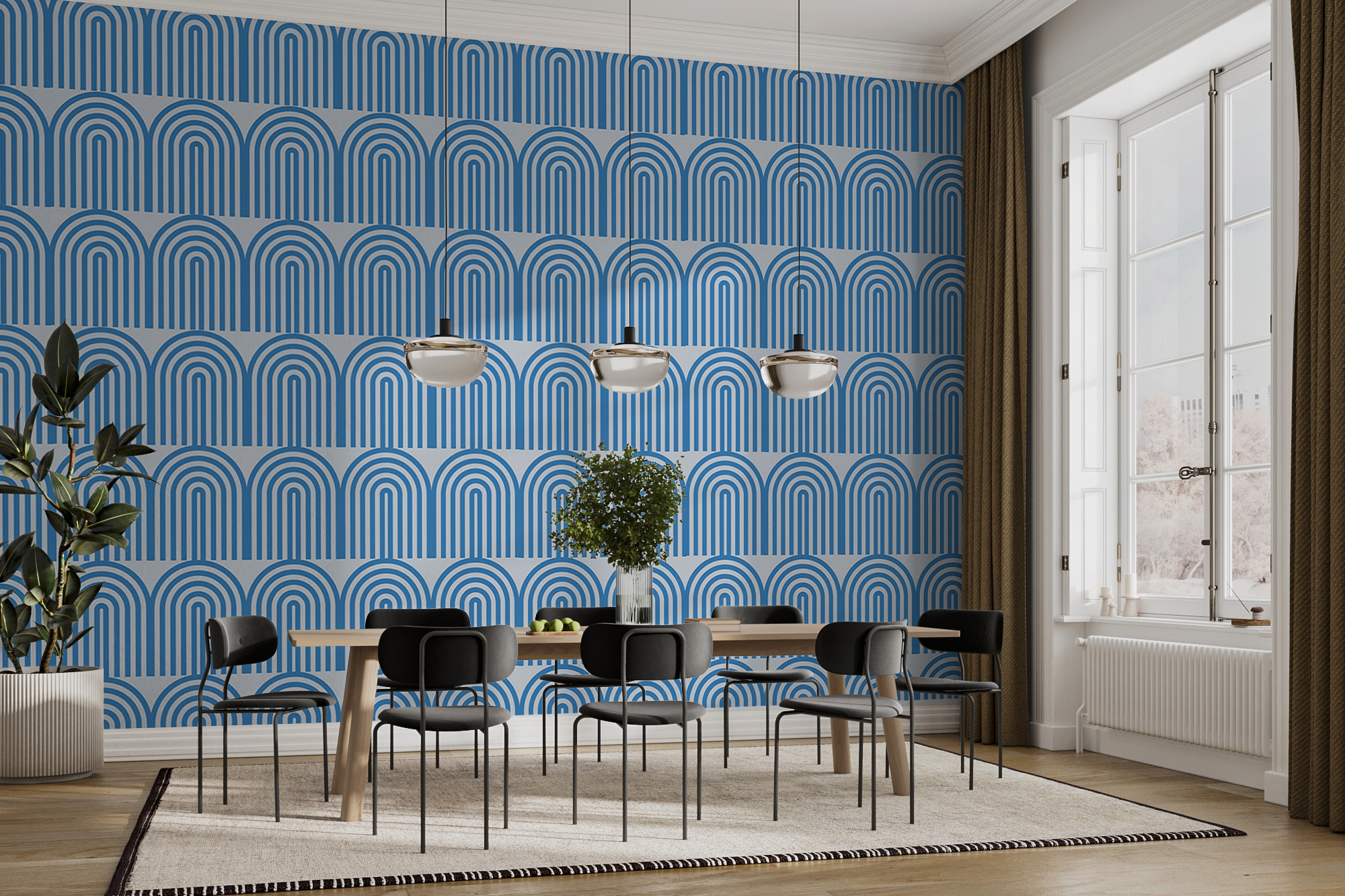 w00484pik5mr - A blue and white pattern - tegory