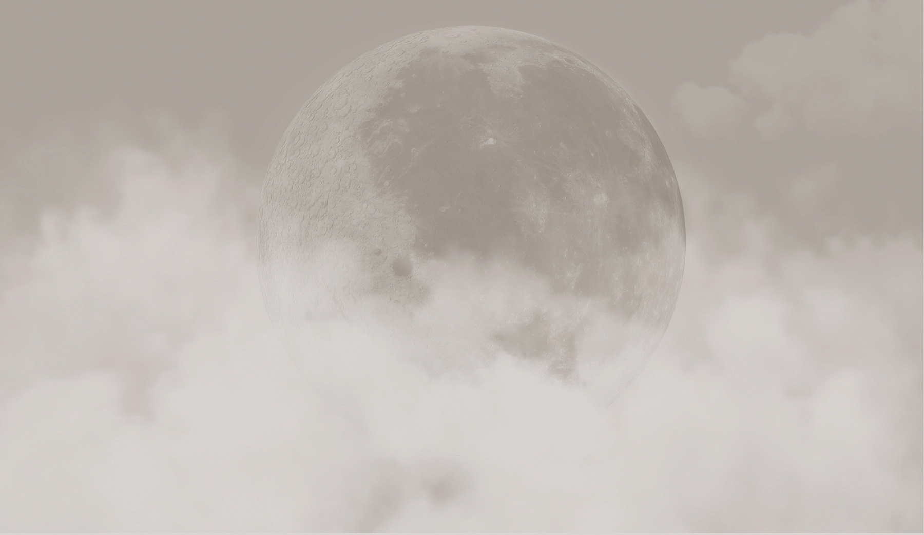 A moon in the clouds w00548p - A moon in the clouds - tegory