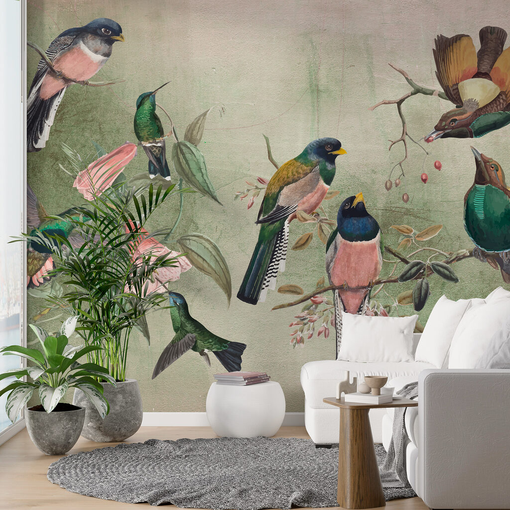 w00543pig24ms 1024x1024 - A group of birds on a branch - tegory