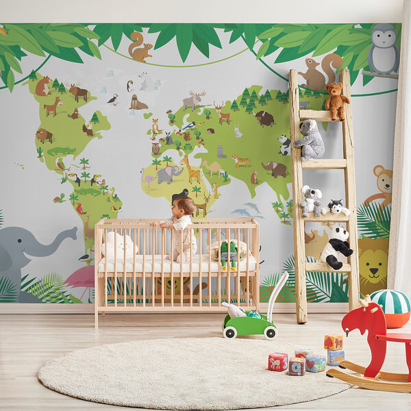 A map of animals and plants A map of animals and plants
