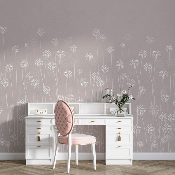 A white flowers on a gray background A white flowers on a gray background