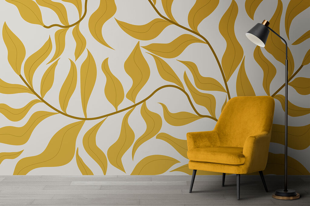 A yellow leaves on a white background w00629v2pih5mr 1024x683 - A yellow leaves on a white background - tegory