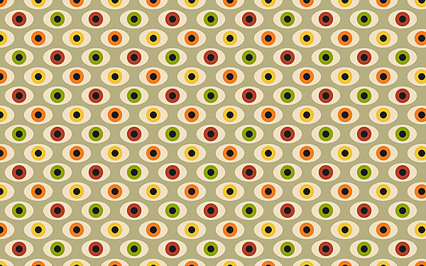 A pattern of colorful ovals A pattern of colorful ovals
