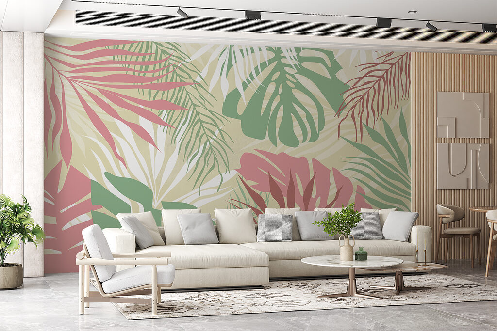 w00676pig31mr 1024x683 - A pattern of leaves on a white background - tegory