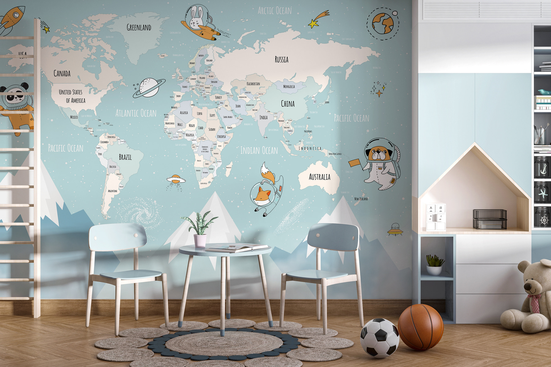 w00066pir1mr - A map of the world with mountains and clouds - tegory