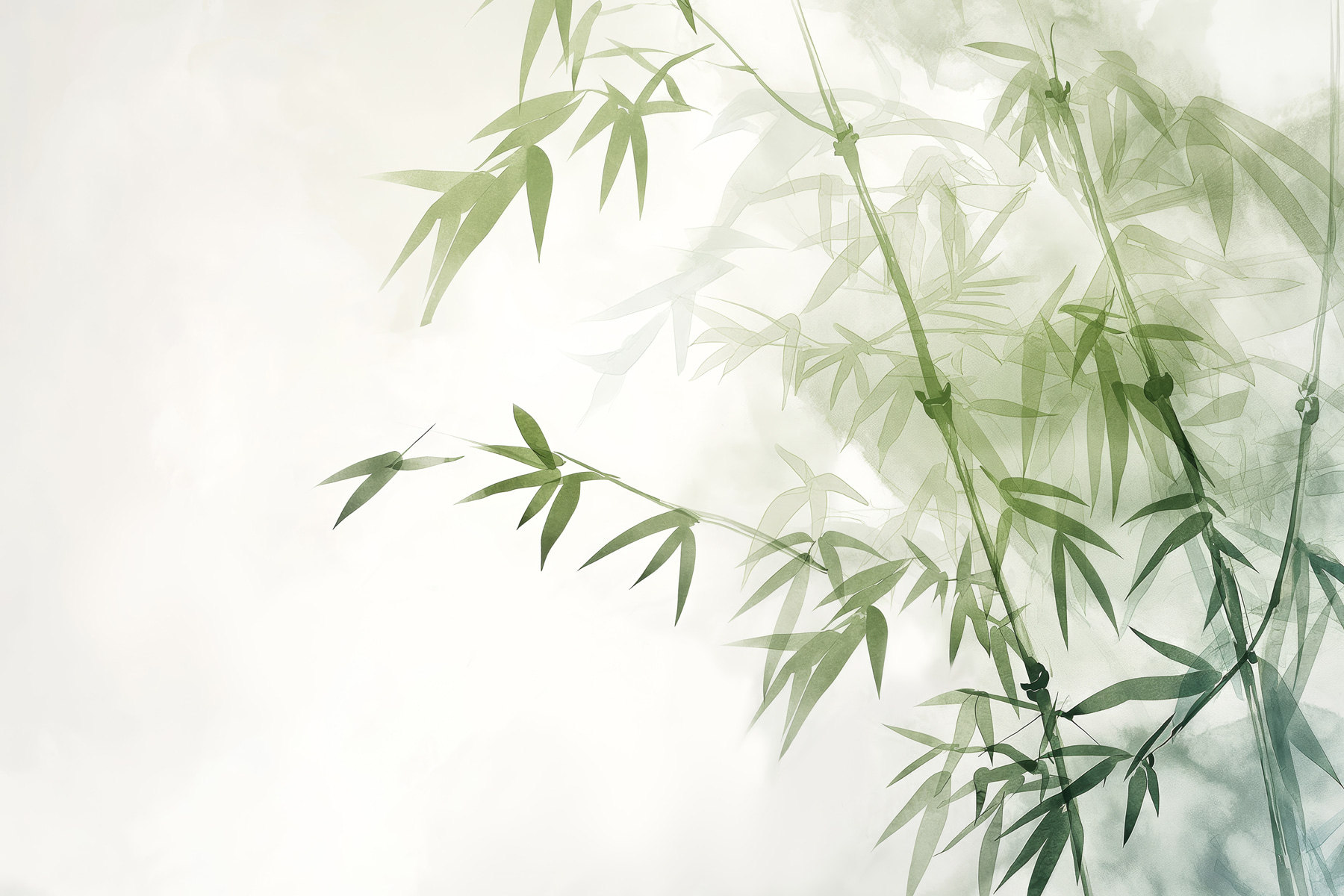 w00687p - A bamboo leaves on a branch - tegory