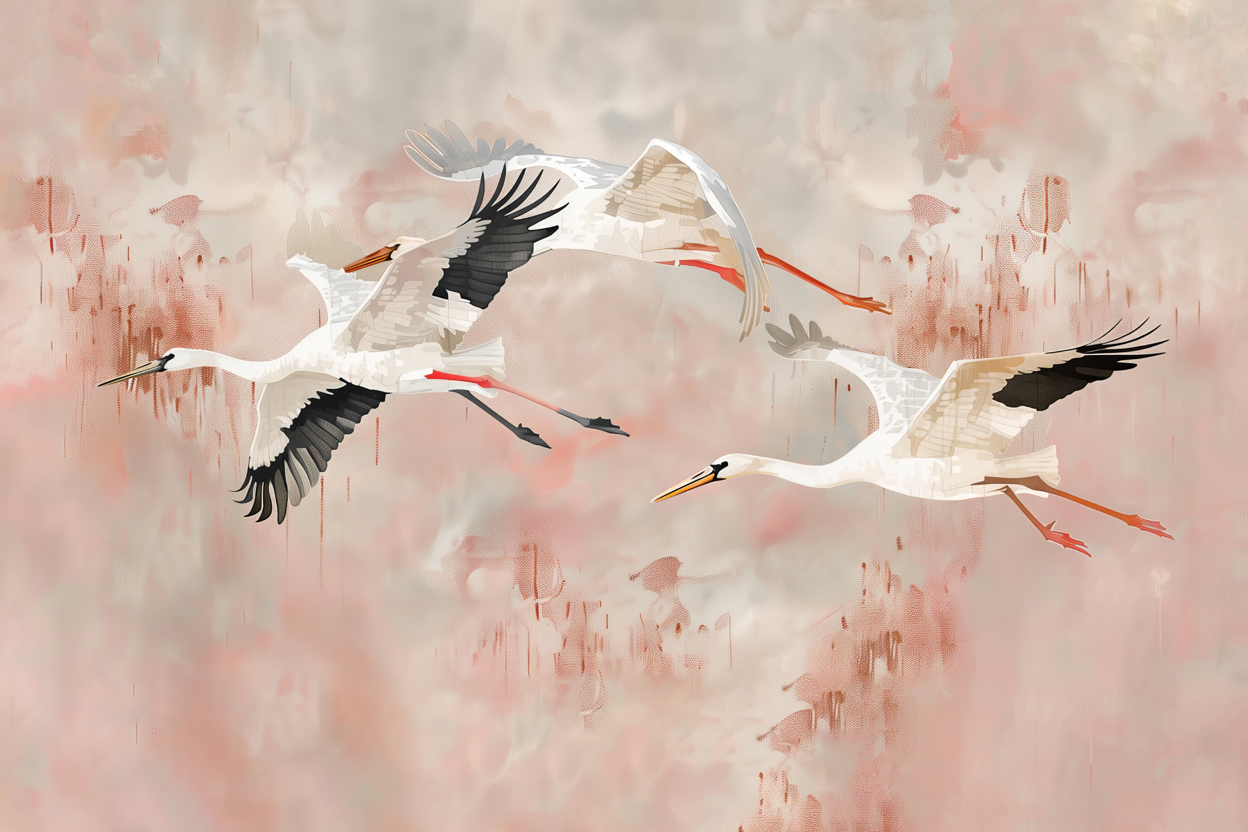 A group of birds flying in the sky A group of birds flying in the sky