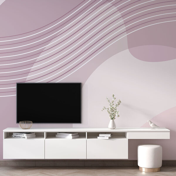 Wall mural Wall mural A purple and white background (SKU: w00826v3)