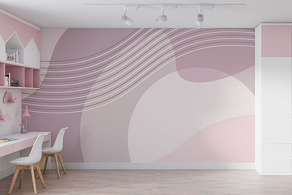 A purple and white background