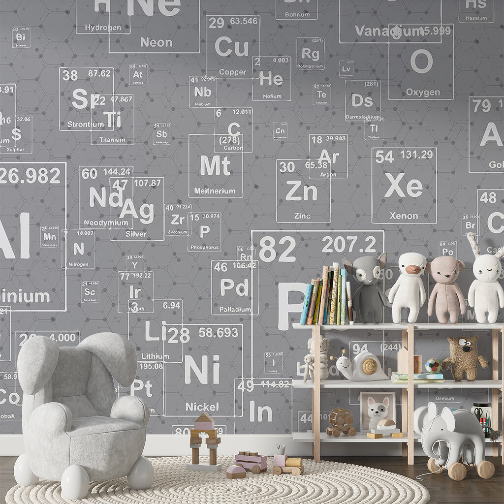 A pattern of periodic table elements A pattern of periodic table elements