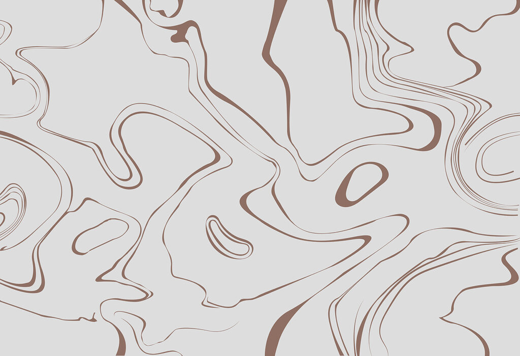 A white and brown swirls