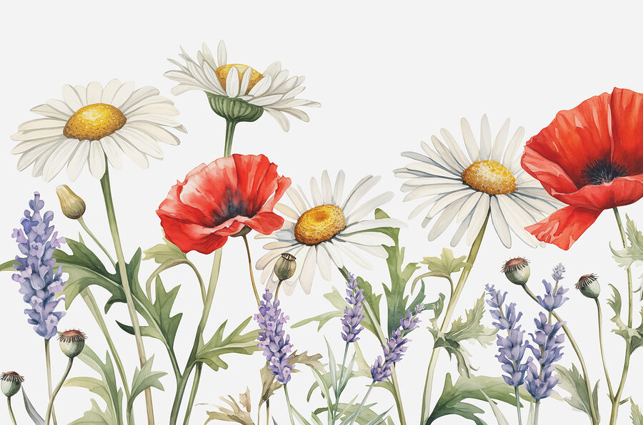A close up of flowers