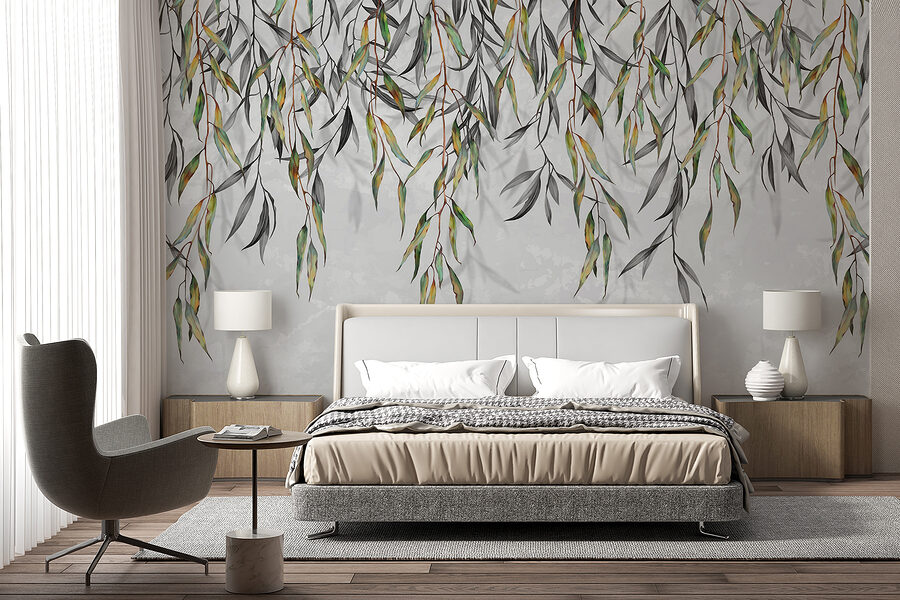 Wall murals A close up of leaves - Image 2