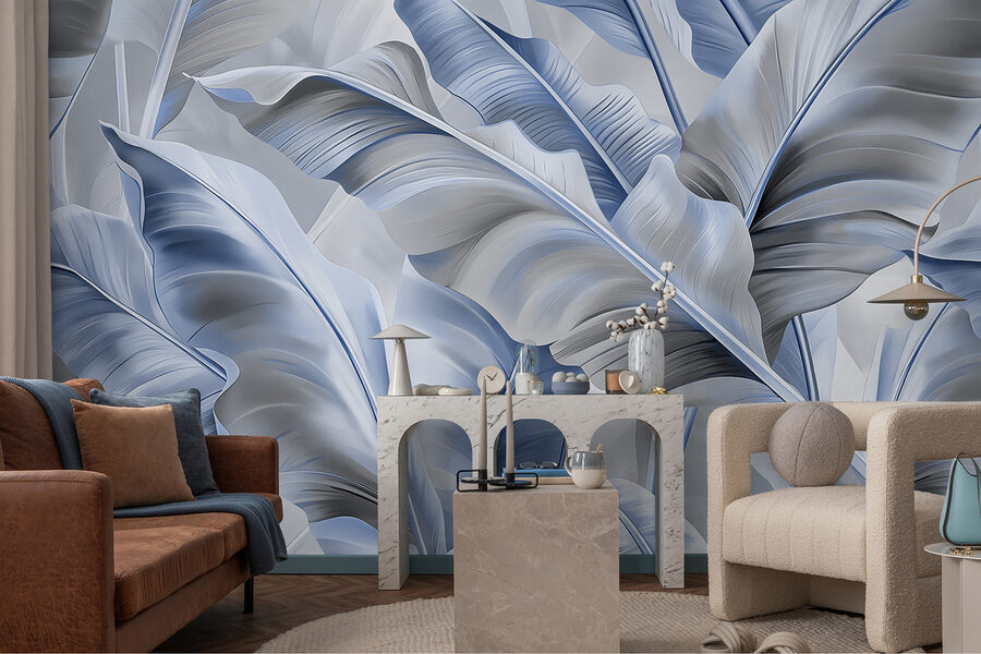 Wall murals A close up of a leaf - Image 3