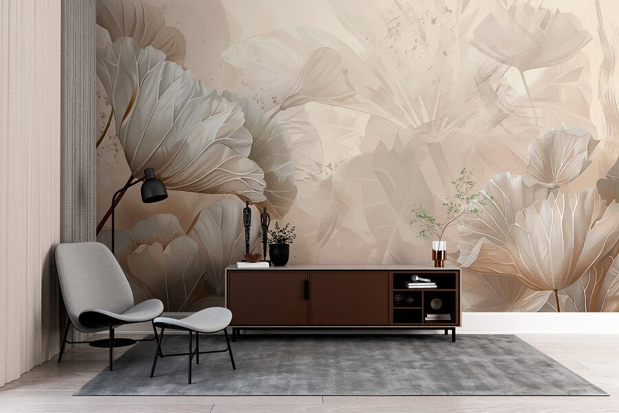 Wall murals A close up of flowers - Image 3