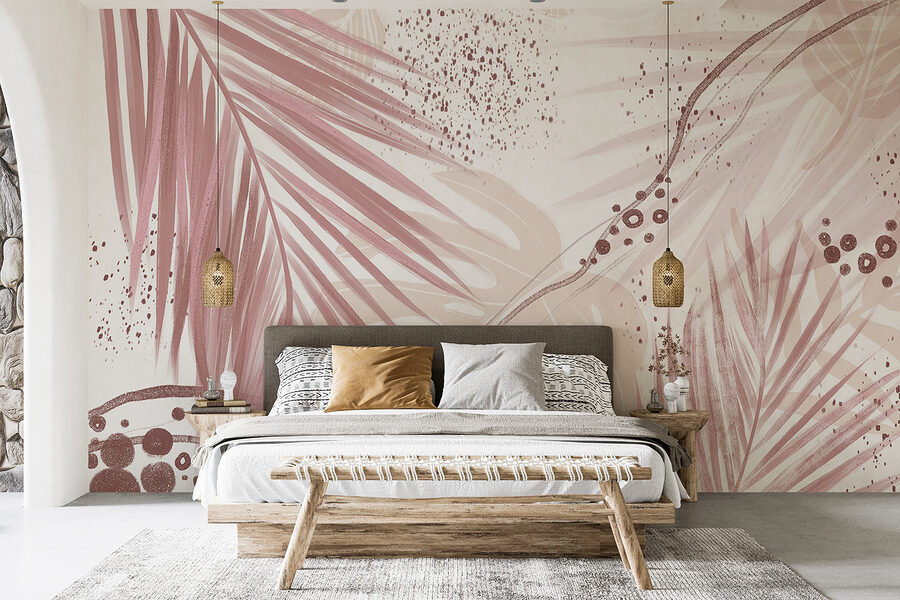 Wall murals Close up of leaves