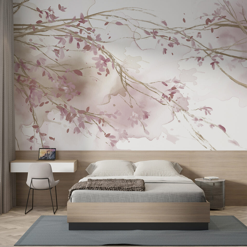 Watercolor of a tree branch with pink flowers w07919v1pib19ms 1024x1024 - Watercolor of a tree branch with pink flowers
