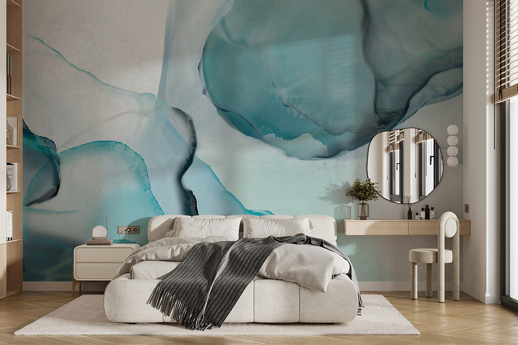 Close up of a painting