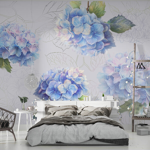 Wall mural Wall mural Close up of flowers (SKU: w07942)