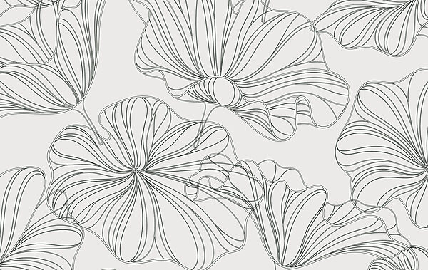 Pattern of flowers on a white background Pattern of flowers on a white background