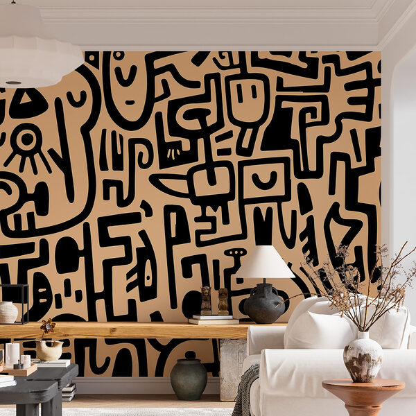 Pattern of black and white lines Pattern of black and white lines