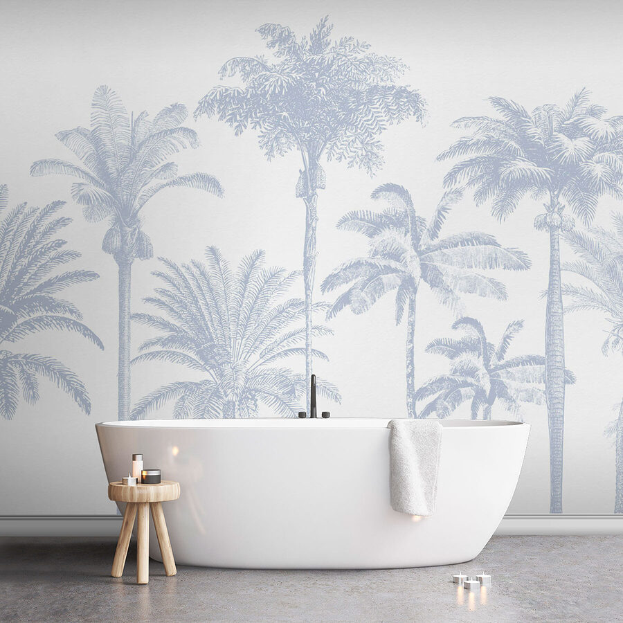 Group of palm trees