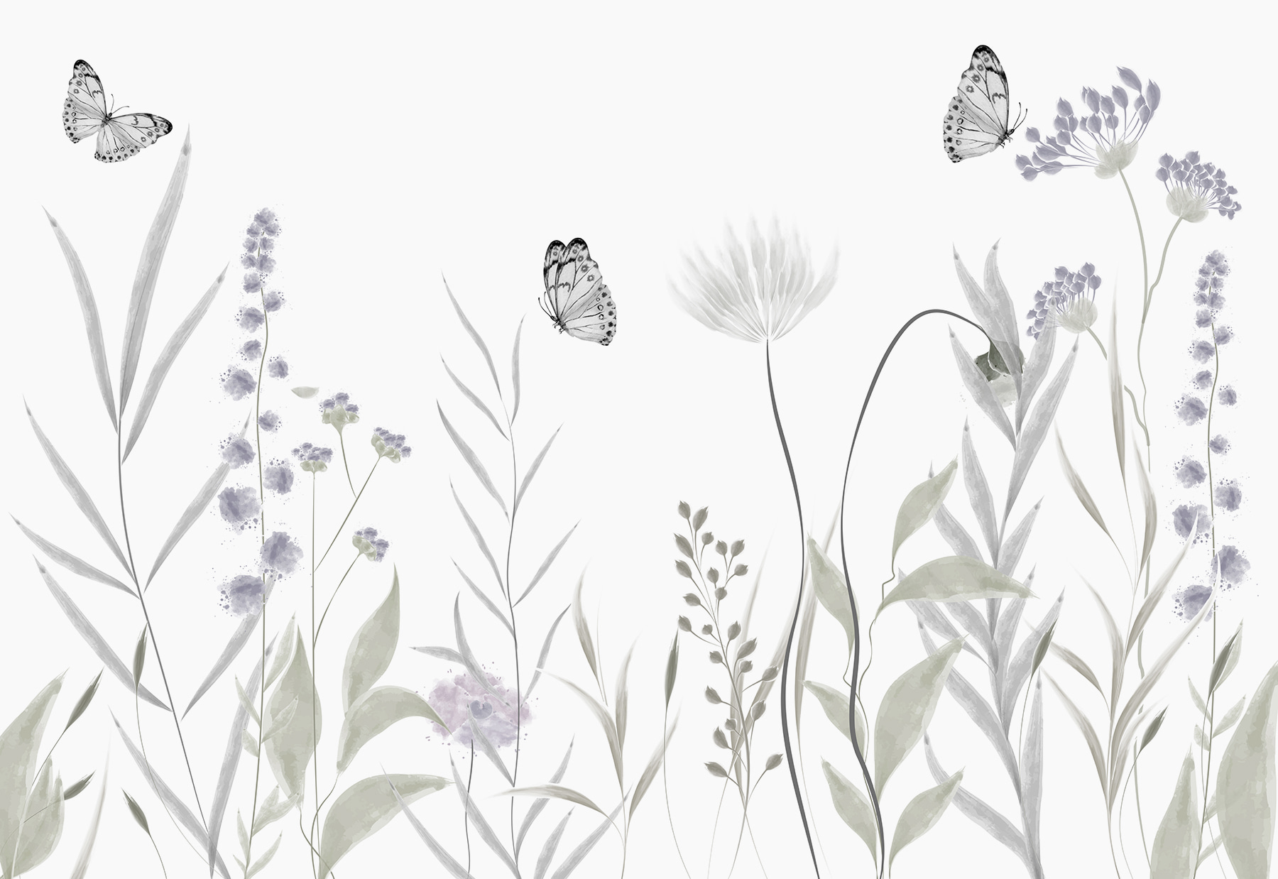 Butterflies flying over flowers Butterflies flying over flowers