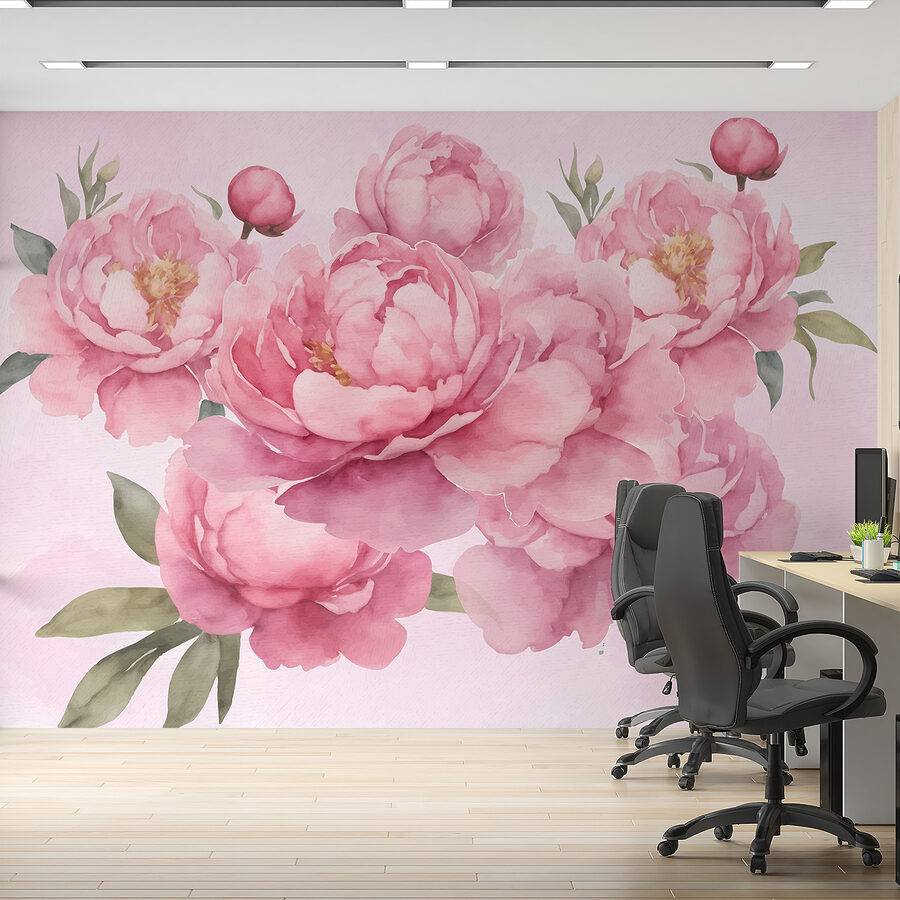 Group of pink flowers