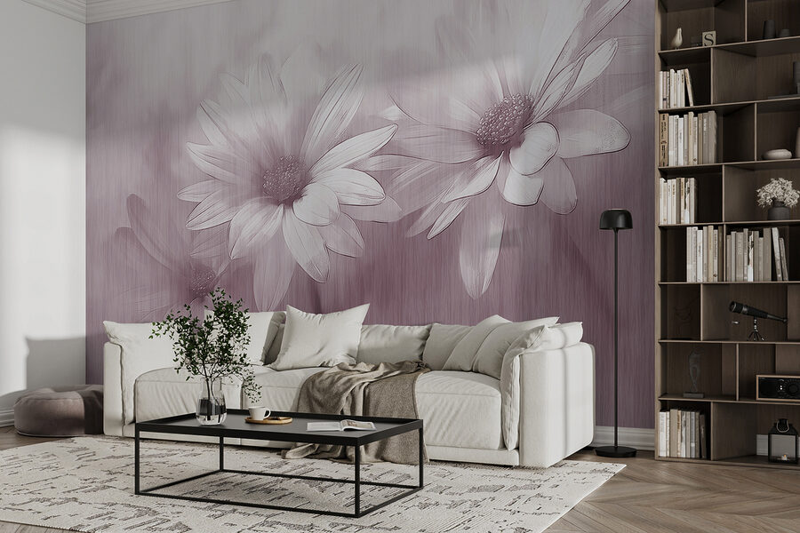 Wall murals Close up of flowers