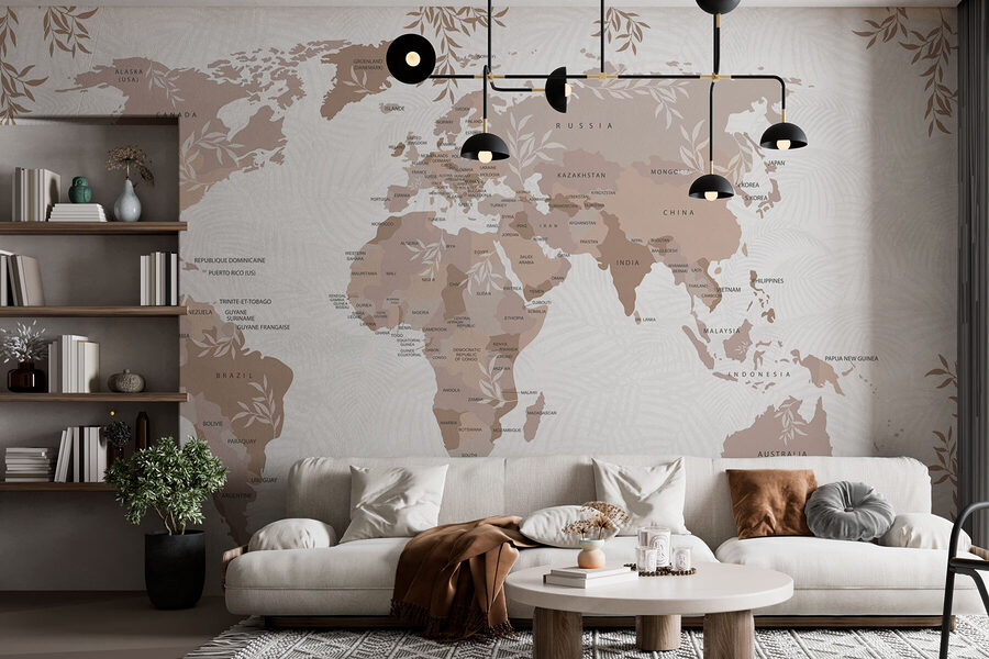 Map of the world Map of the world