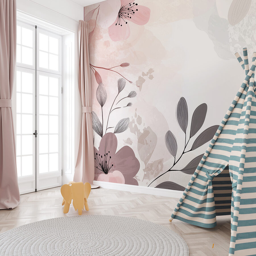 Wall murals Close up of flowers