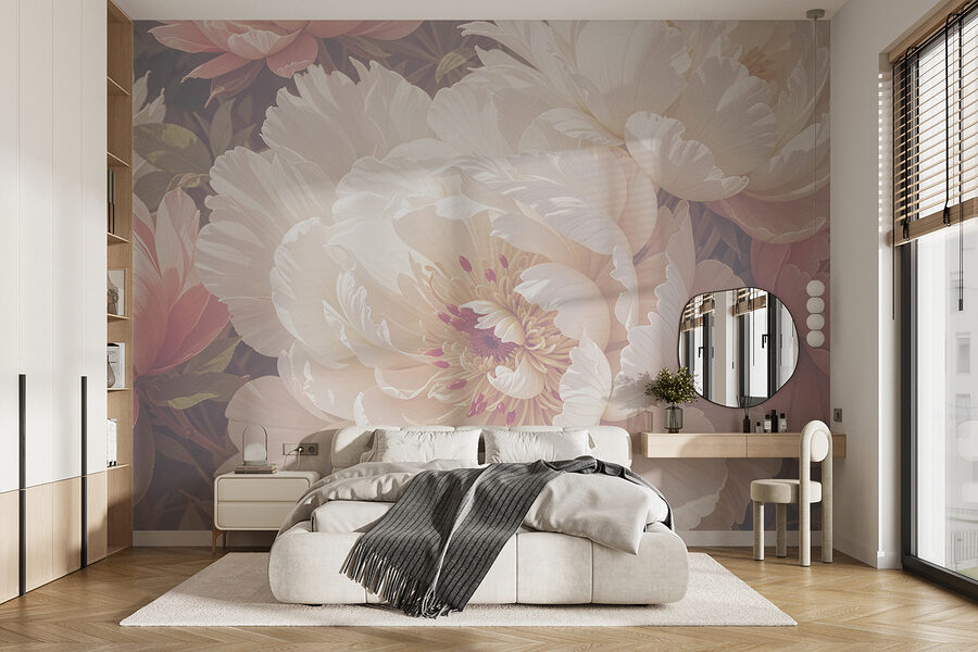 Wall murals Close up of flowers